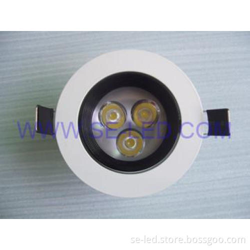 3W Dimmable Round LED Ceiling Lamp